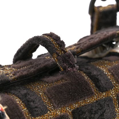 Fendi Velvet FF Beaded Embellished B Bag Multcolor 13 of 14