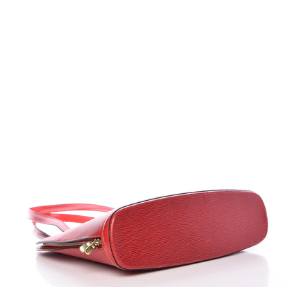 Louis Vuitton Epi Lussac Castillan Red 4 of 15