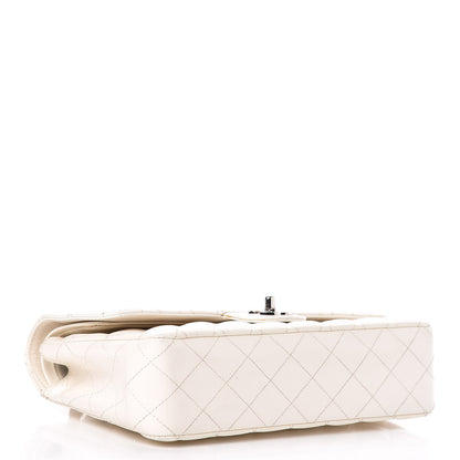 Chanel Caviar Quilted Medium Double Flap White 4 of 29