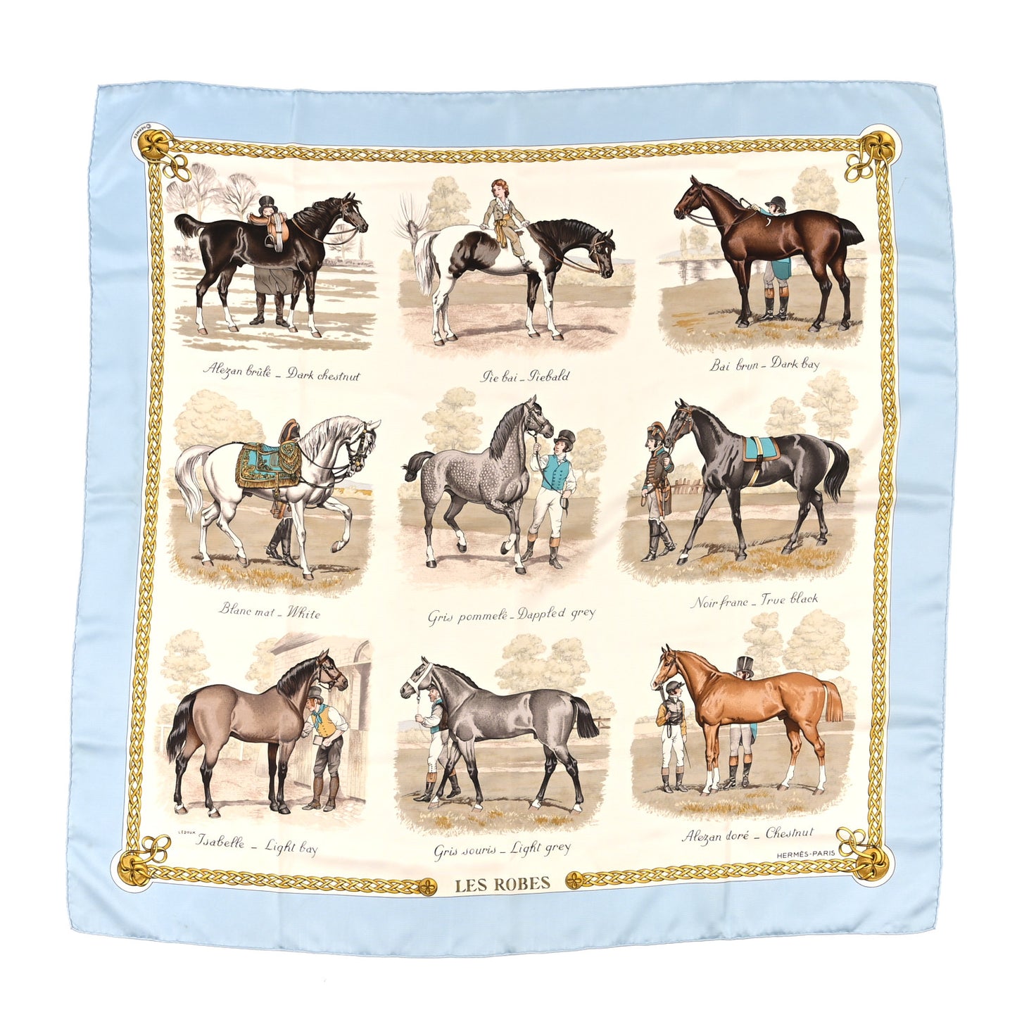Silk Les Robes Scarf 90