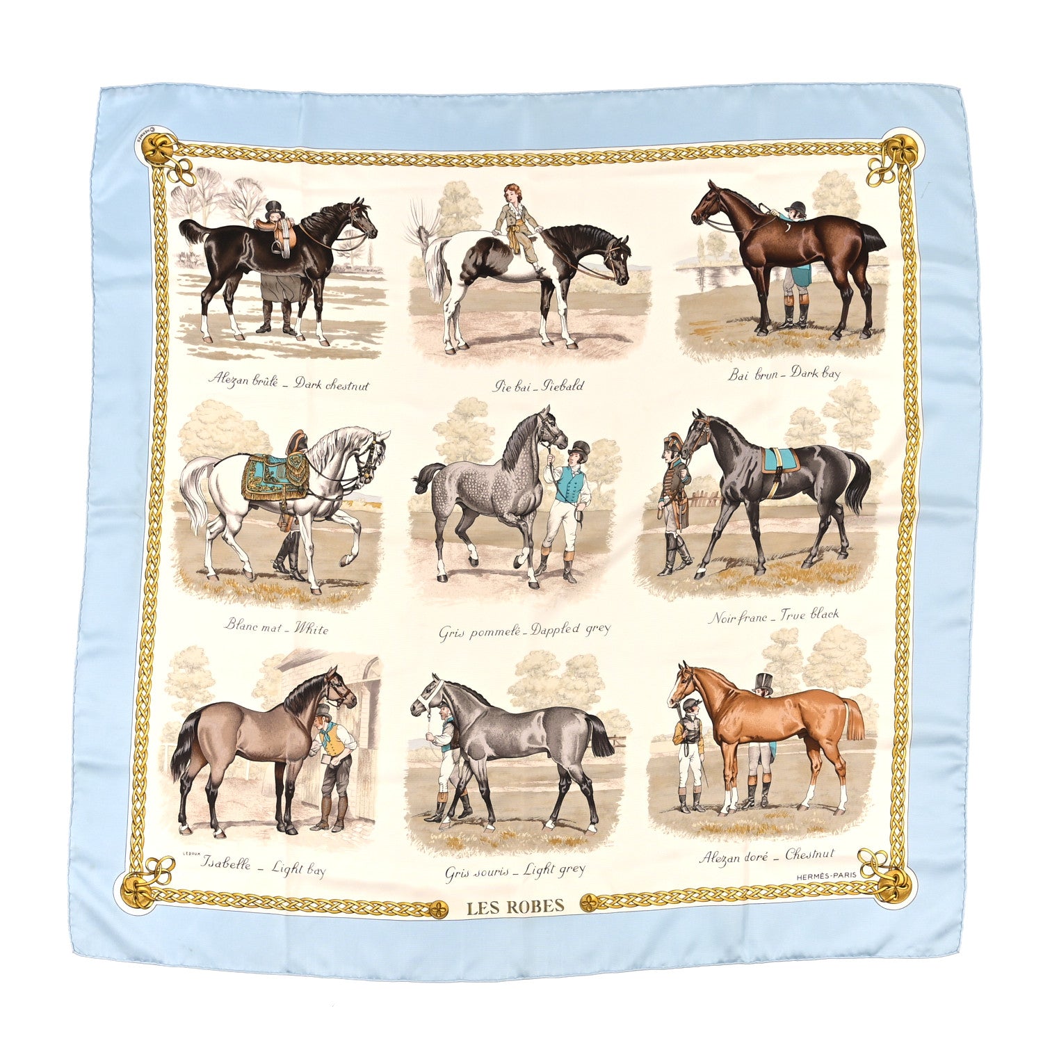 Hermes Silk Les Robes Scarf 90 1 of 4