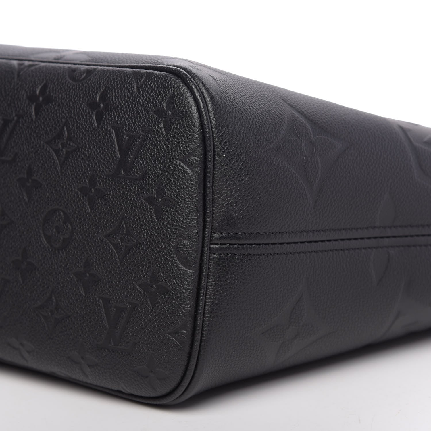 Louis Vuitton Empreinte Monogram Giant Neverfull MM Black 7 of 8