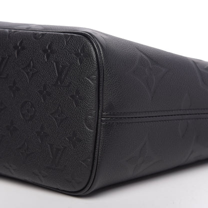 Louis Vuitton Empreinte Monogram Giant Neverfull MM Black 7 of 8