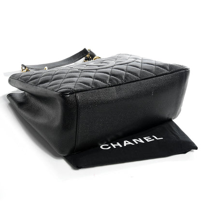Chanel Caviar Grand Shopping Tote GST Black 4 of 7