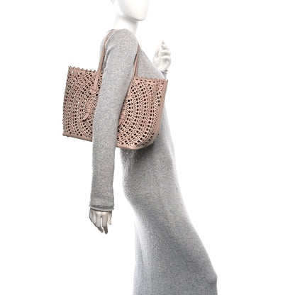 Alaia Calfskin Vienne Tote Sable 2 of 12