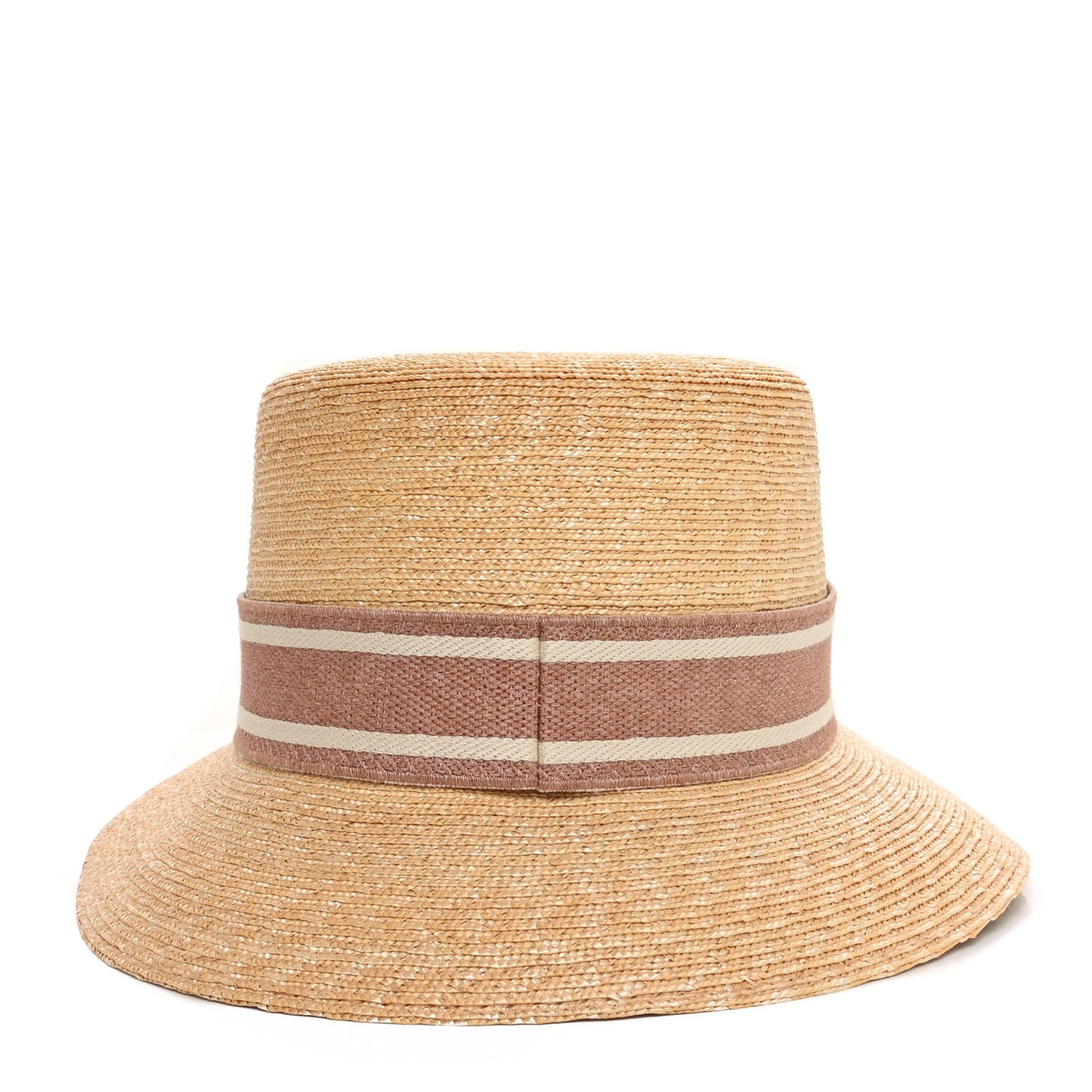 Straw Bucket Hat 57 Natural Rose Des Vents