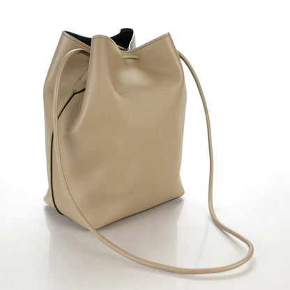 Tom Ford Calfskin Medium Double Tassel Bucket Taupe 3 of 8