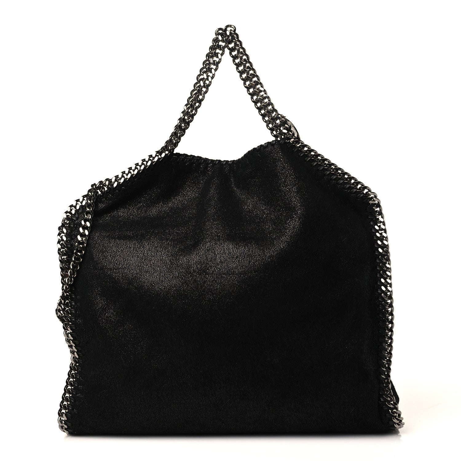 Stella McCartney Shaggy Deer Small Falabella Fold Over Tote Black 1 of 9