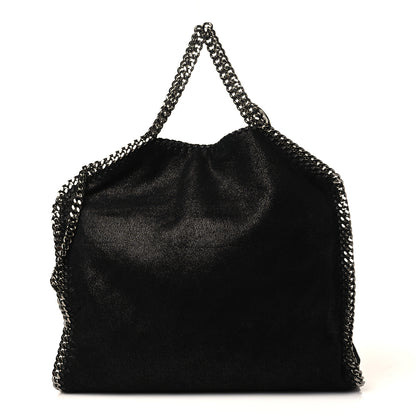 Stella McCartney Shaggy Deer Small Falabella Fold Over Tote Black 1 of 9