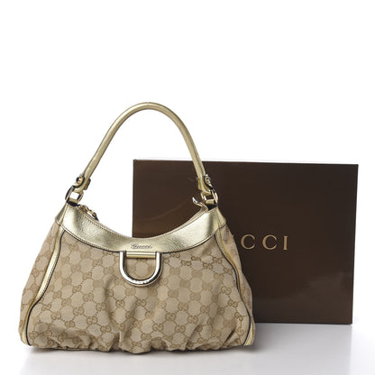 Gucci Monogram Medium D Gold Ring Hobo Gold 10 of 10