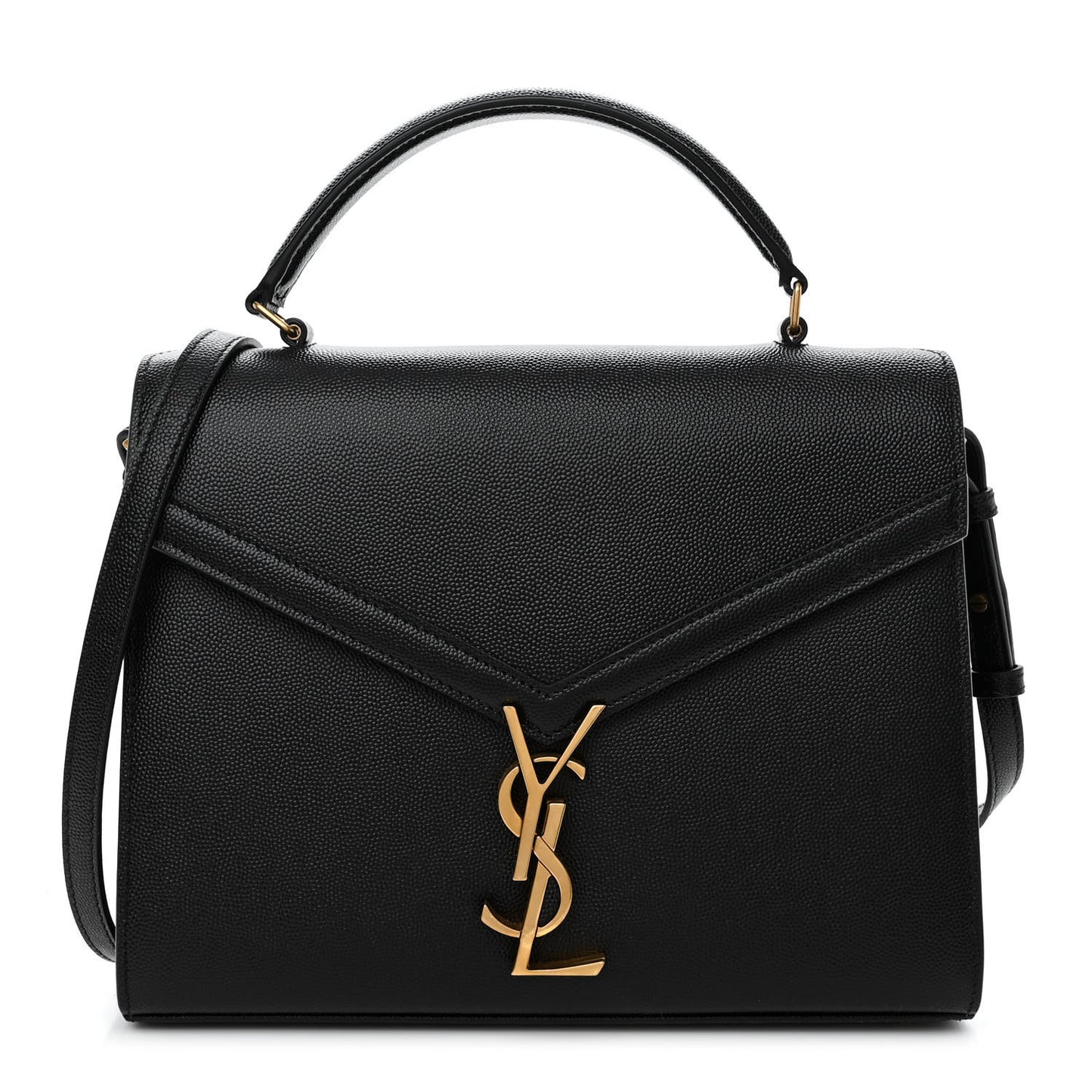 Grain de Poudre Medium Classic Monogram Cassandra Top Handle Black