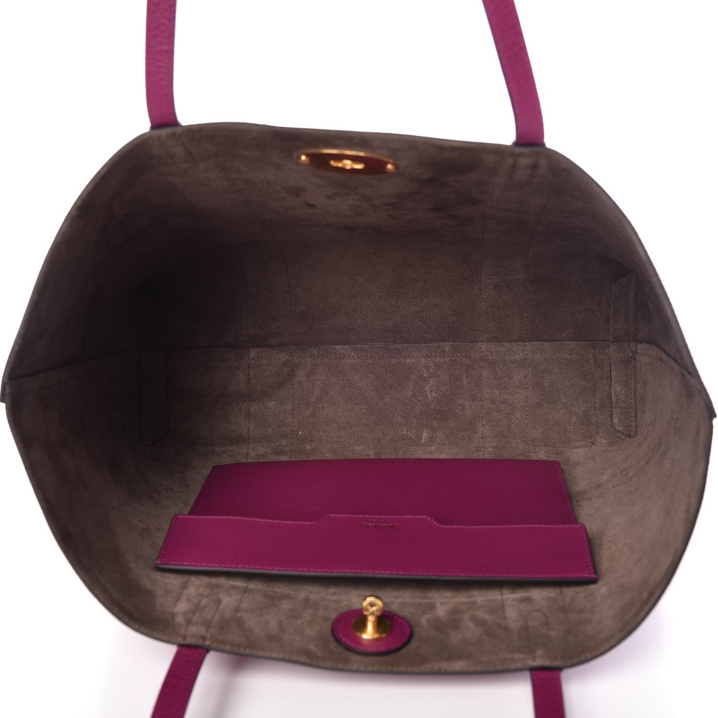 Small Classic Grain Bayswater Tote Violet Clay
