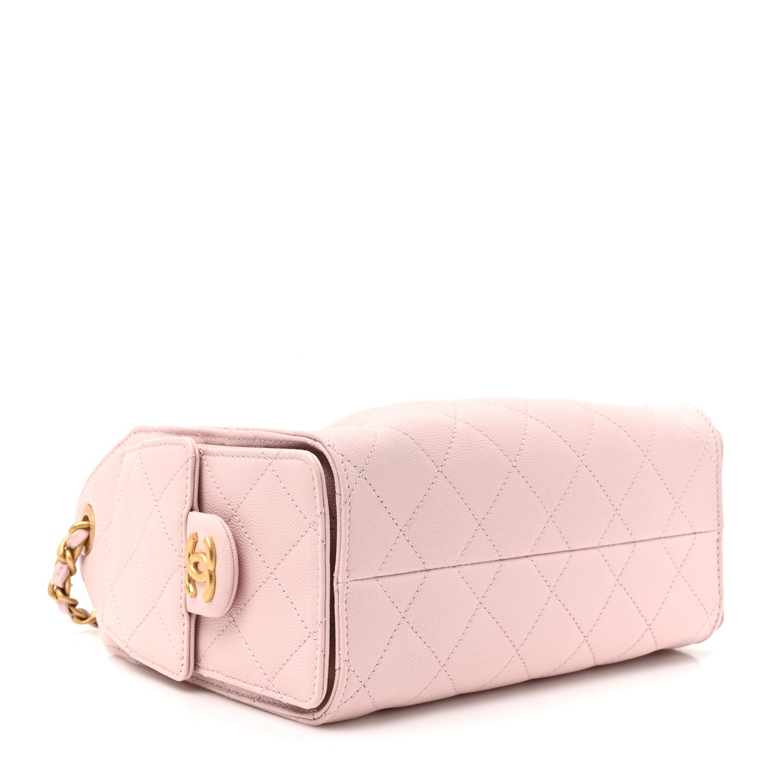 Chanel Caviar Quilted Mini Chanel 25 Handbag Light Pink 3 of 9