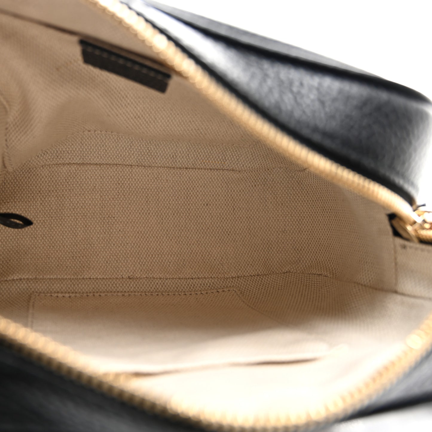 Pebbled Calfskin Small Soho Disco Bag Black