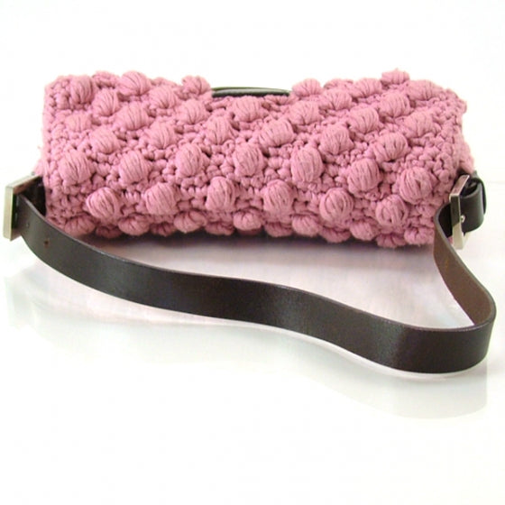 Woven Knit Baguette Pink
