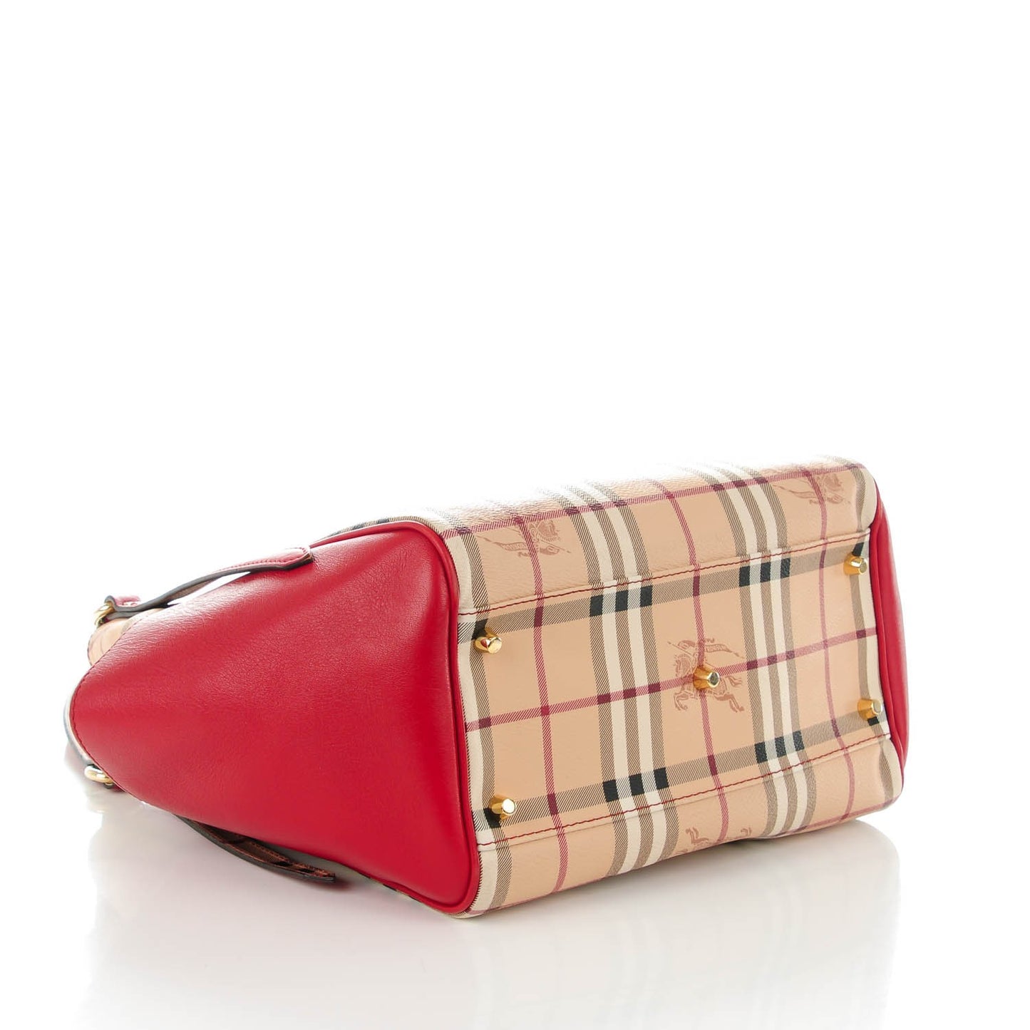 Haymarket Check Small Canterbury Tote Military Red