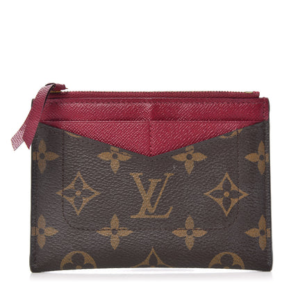 Louis Vuitton Monogram Zipped Card Holder Fuchsia 1 of 9