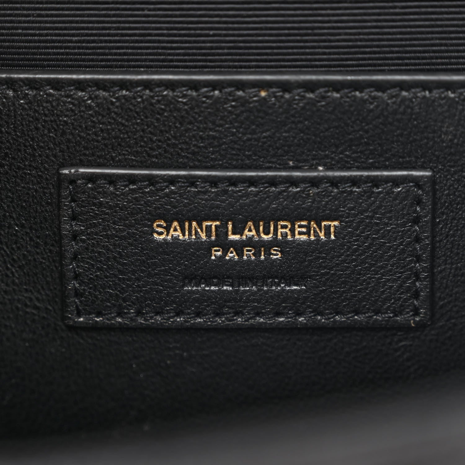 Saint Laurent Grain De Poudre Matelasse Chevron Medium Monogram Satchel Black 6 of 11