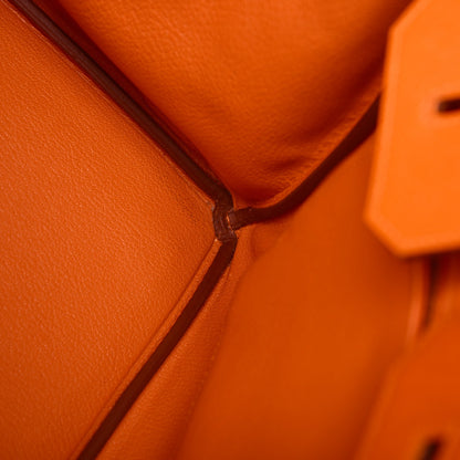Hermes Epsom Birkin 35 Orange 29 of 30