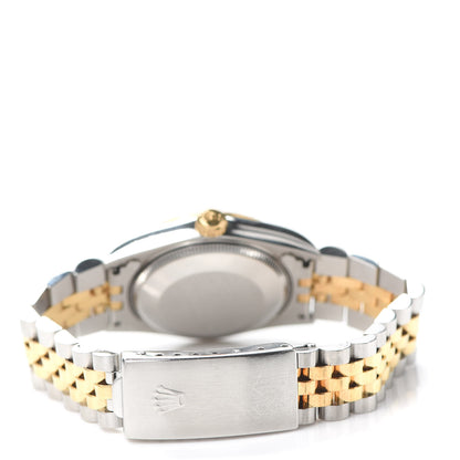 Rolex Stainless Steel 18K Yellow Gold Diamond 31mm Oyster Perpetual Datejust Watch Champagne 68273 3 of 5