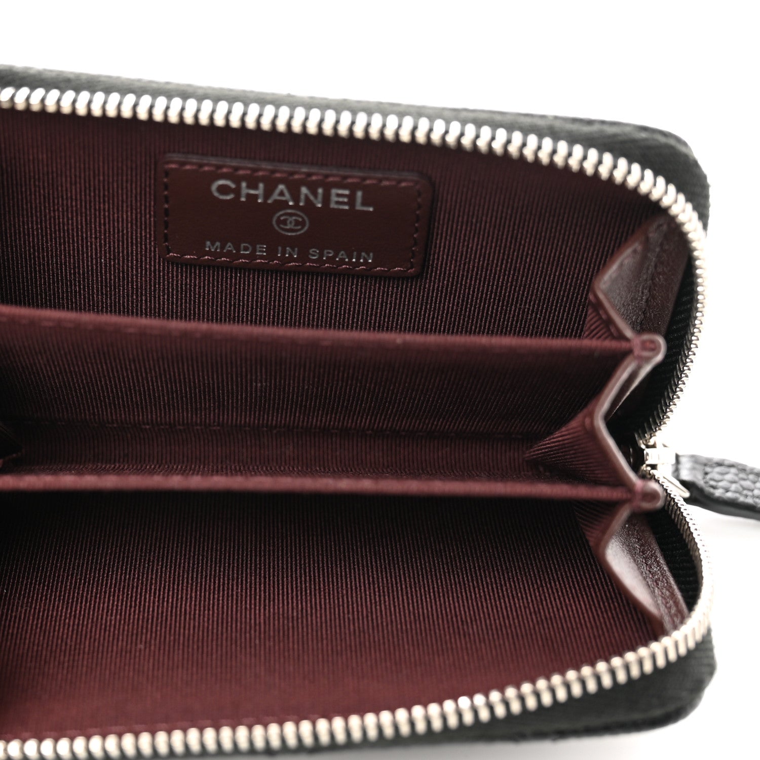 Chanel Caviar Quilted Classic Zipped Coin Purse Black 5 of 8