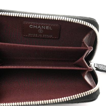Chanel Caviar Quilted Classic Zipped Coin Purse Black 5 of 8