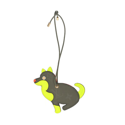 Louis Vuitton Monogram Titanium Dog Name Tag 1 of 4