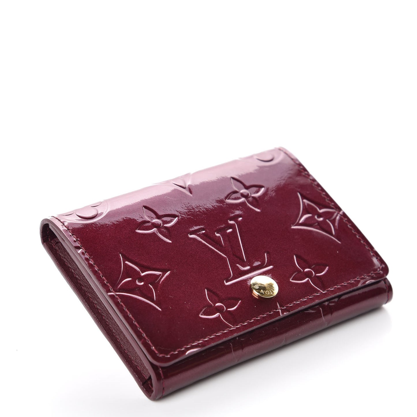Vernis Business Card Holder Rouge Fauviste