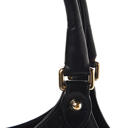 Gucci Monogram Web Reins Shoulder Bag Black 12 of 13