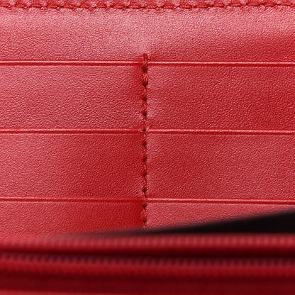 Gucci Guccissima Web Zip Around Wallet Red 7 of 7