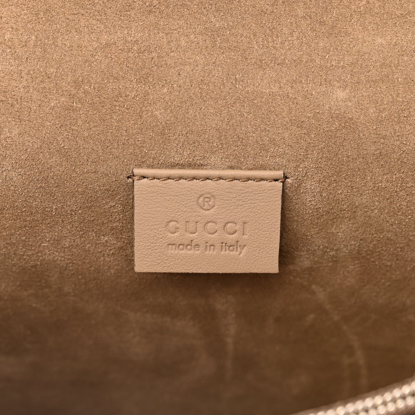 GG Supreme Monogram Embroidered Medium Dionysus Shoulder Bag Taupe