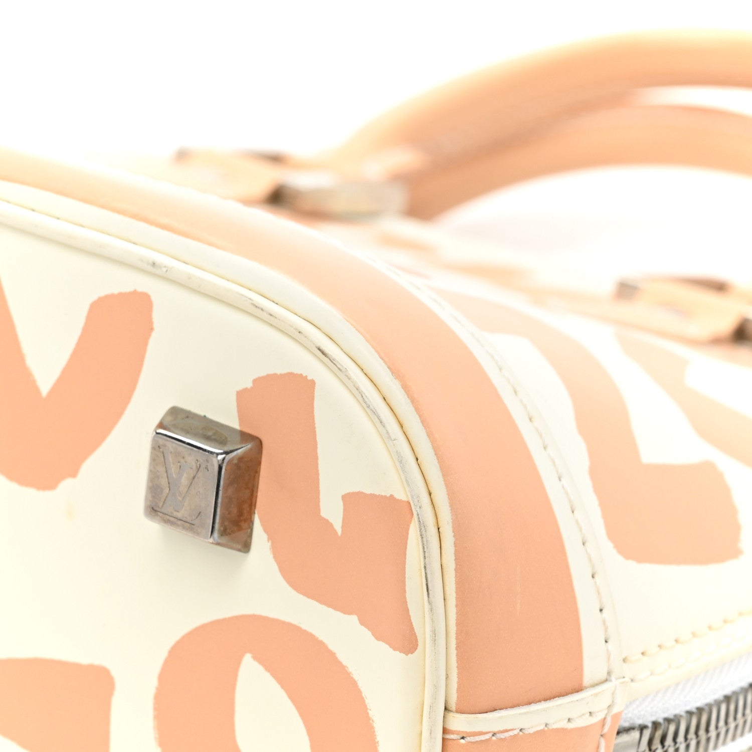 Louis Vuitton Graffiti Alma MM Peach 13 of 21
