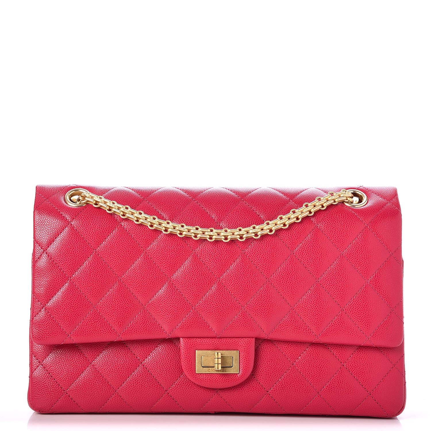 Chanel Caviar Quilted 2.55 Reissue 226 Flap Dark Pink 1 of 14