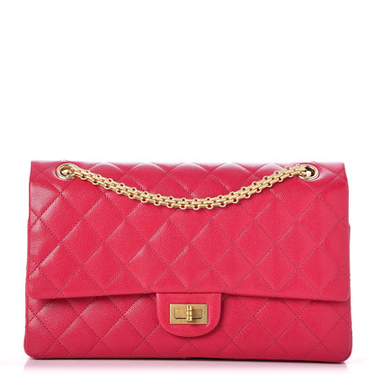 Chanel Caviar Quilted 2.55 Reissue 226 Flap Dark Pink 1 of 14