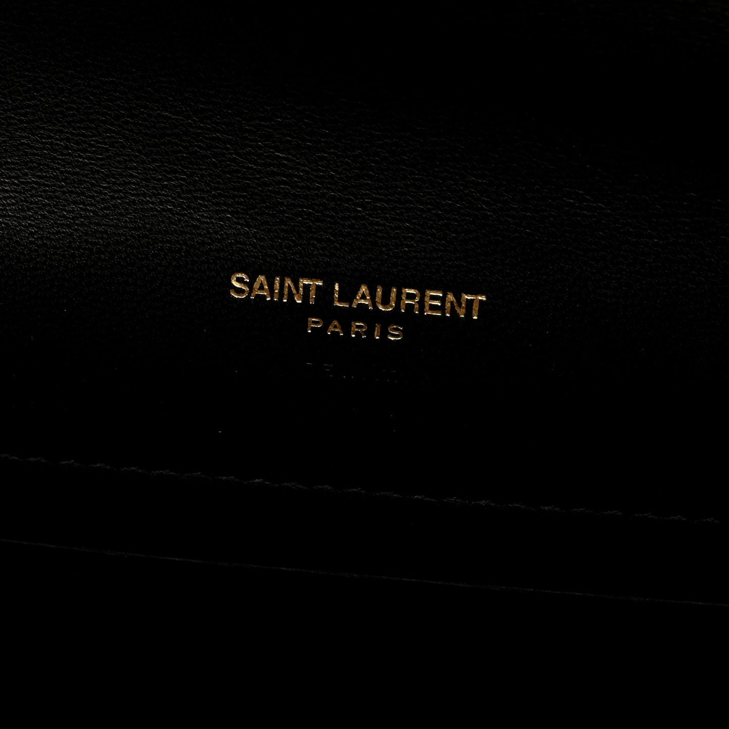 Lambskin Carre Quilted Cassandre Pouch Clutch Black