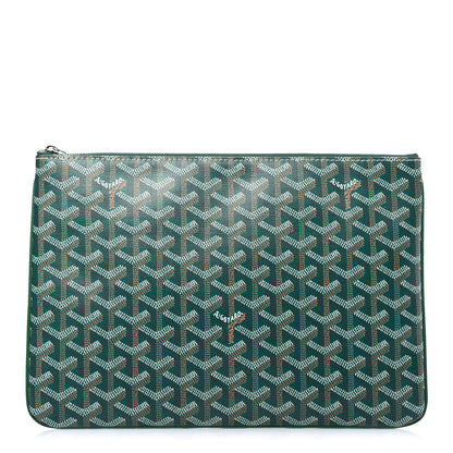 Goyard Goyardine Senat Pochette MM Green 1 of 6