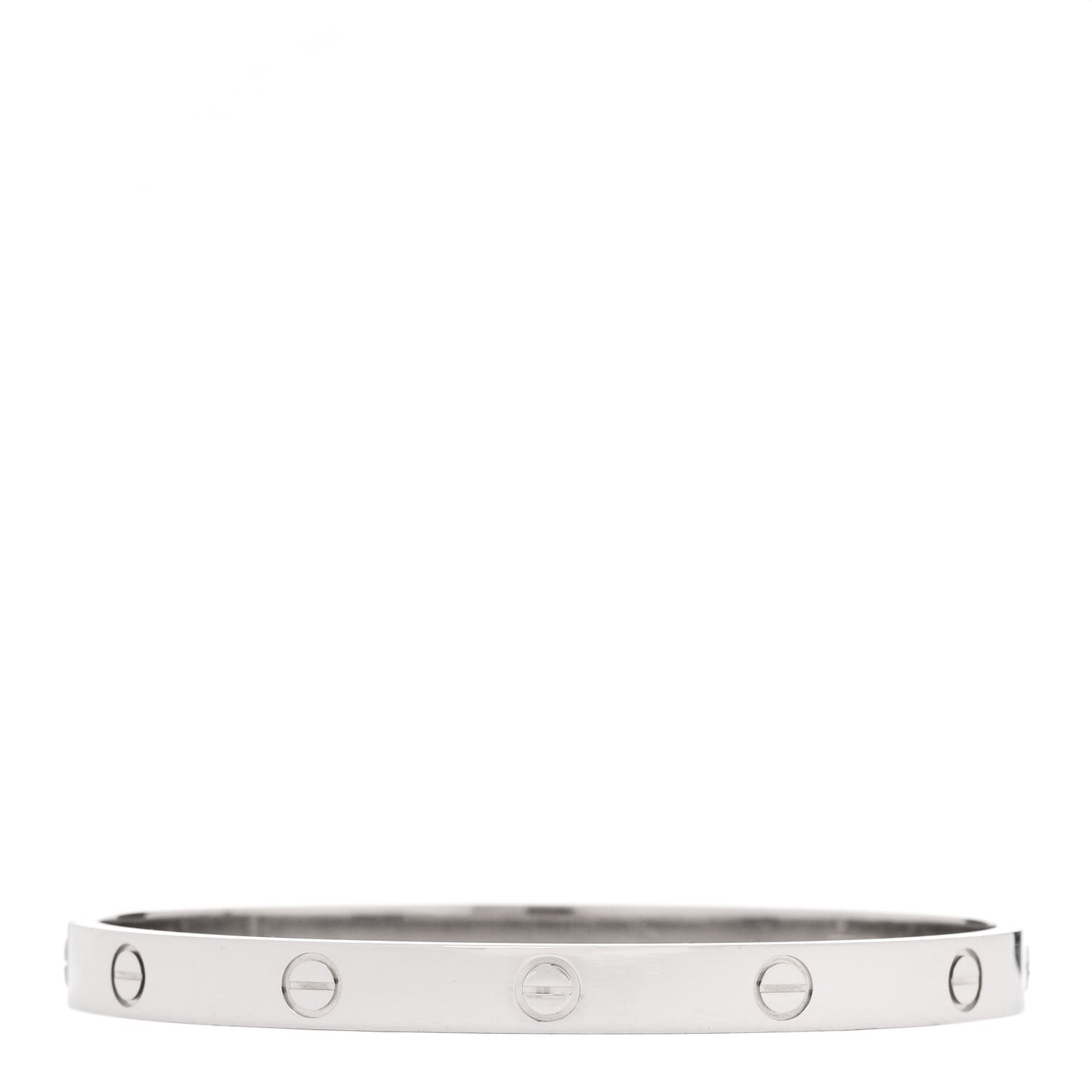 18K White Gold LOVE Bracelet 19