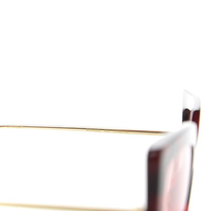 Gucci Acetate Oversize Square Frame GG0435S Sunglasses Red Havana 6 of 8