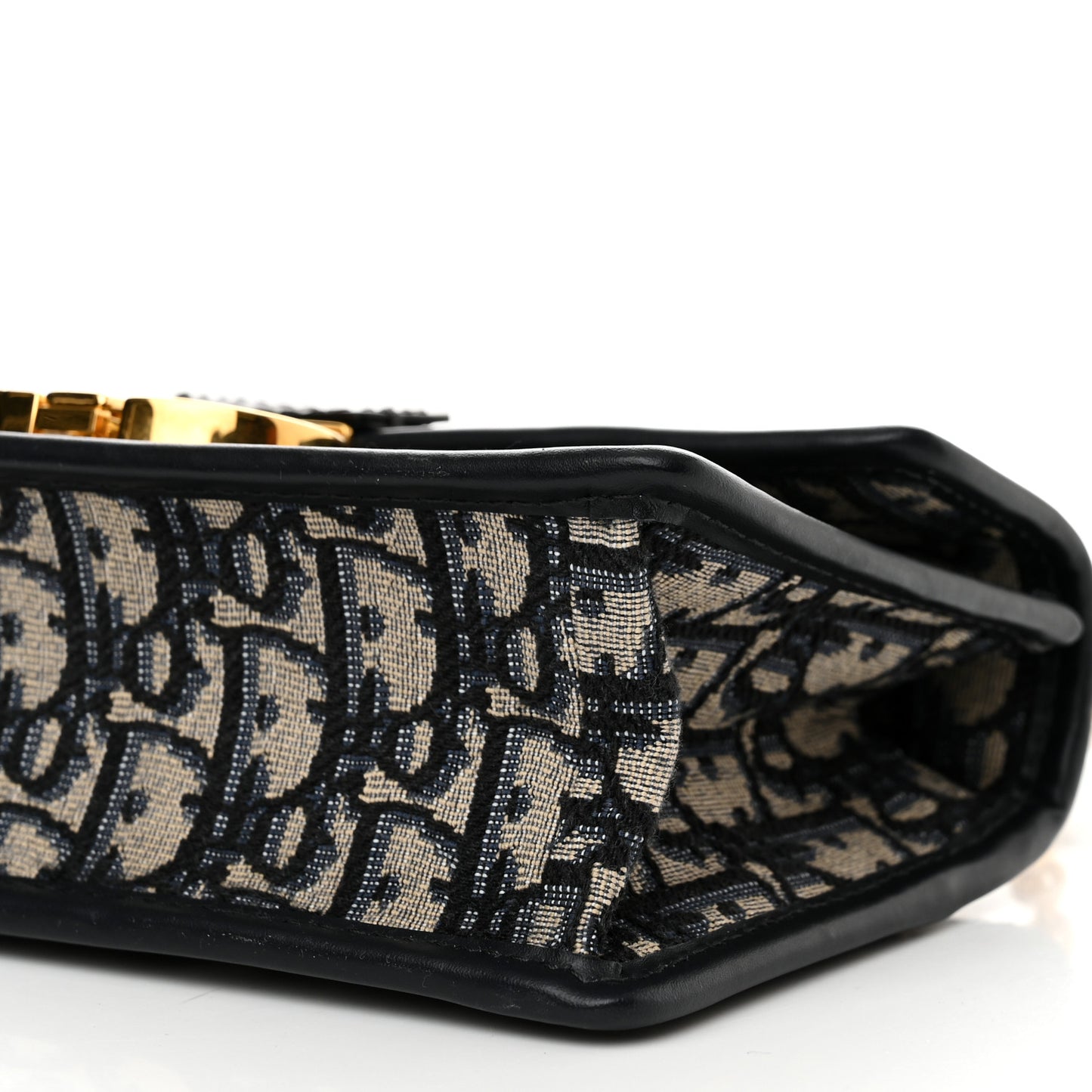 Oblique 30 Montaigne East West Chain Flap Bag Blue