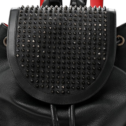 Christian Louboutin Calfskin Spiked Explorafunk Backpack Black 7 of 11