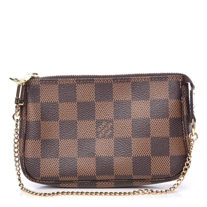 Louis Vuitton Damier Ebene Mini Pochette Accessories 1 of 9