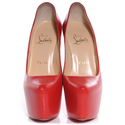 Christian Louboutin Kid Daffodile 160 Pumps 35.5 Red 2 of 6