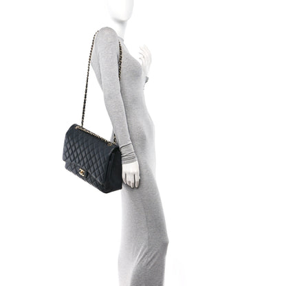 Chanel Caviar Quilted Maxi Double Flap Black 2 of 11