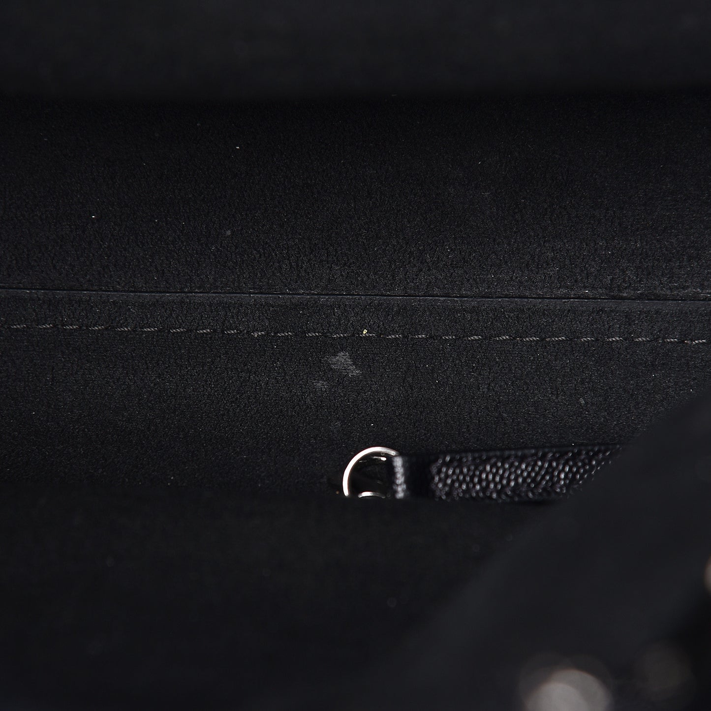 Caviar Small Studded Deauville Tote Black