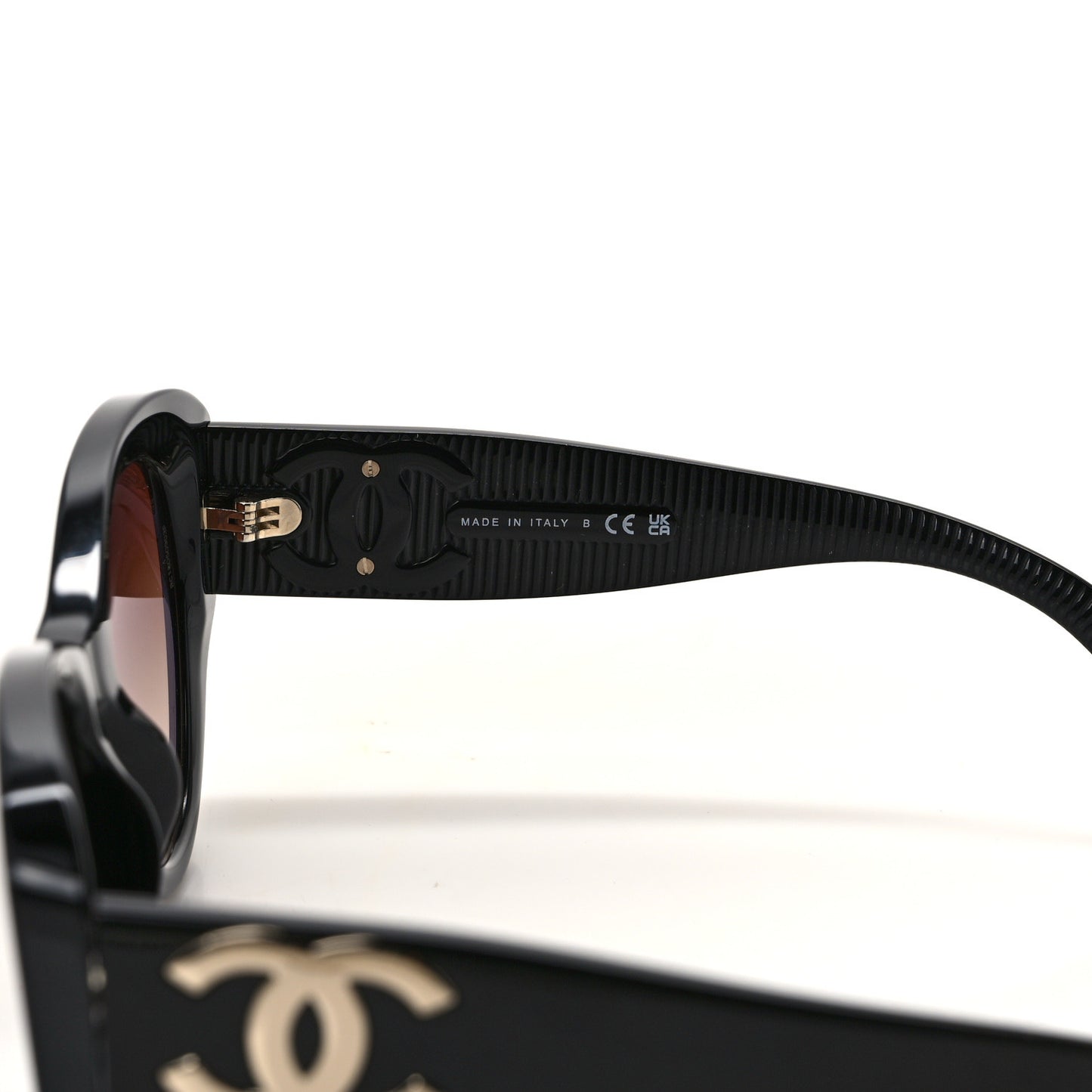 Acetate Butterfly Large CC Sunglasses 5492 Black