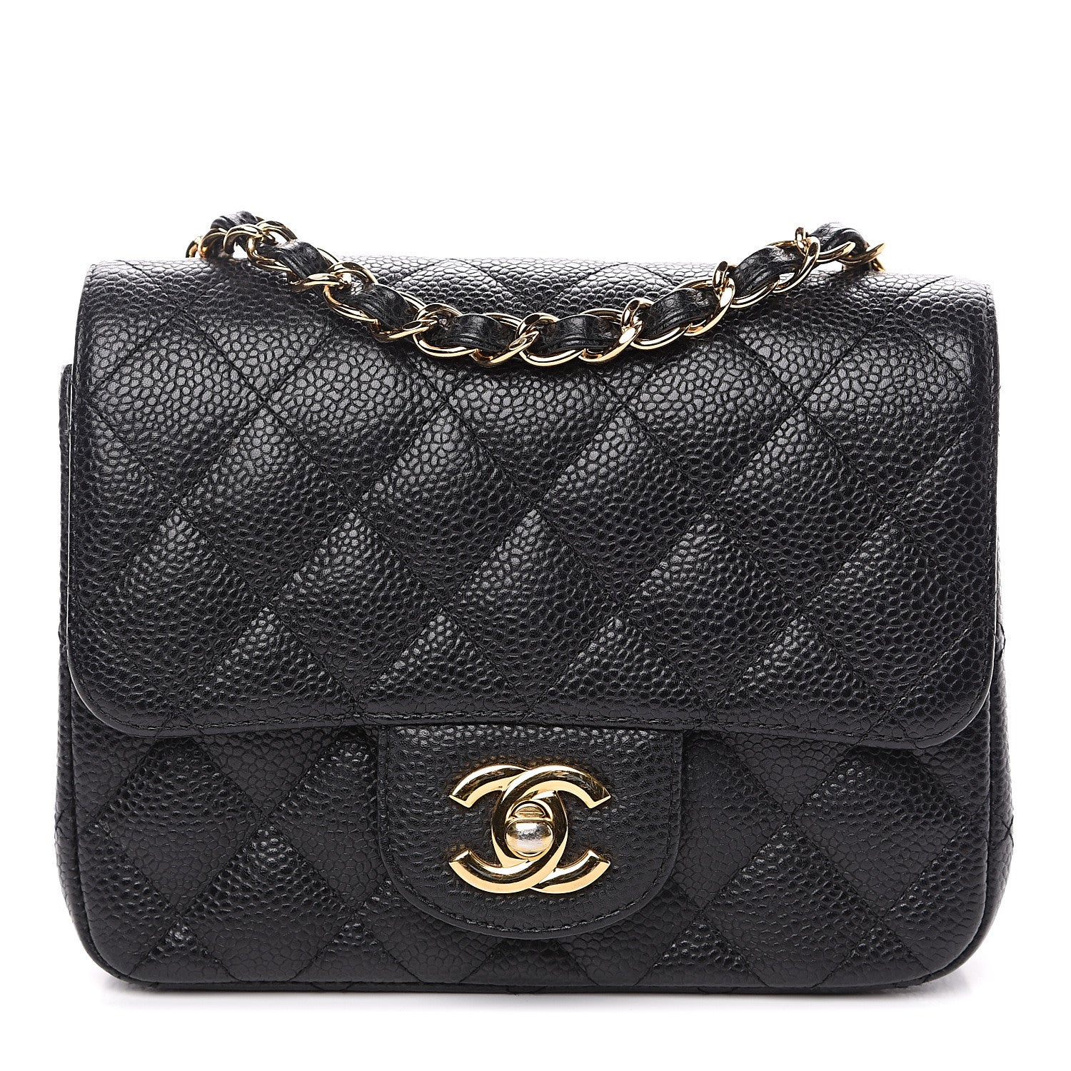 Chanel Caviar Quilted Mini Square Flap Black 1 of 13
