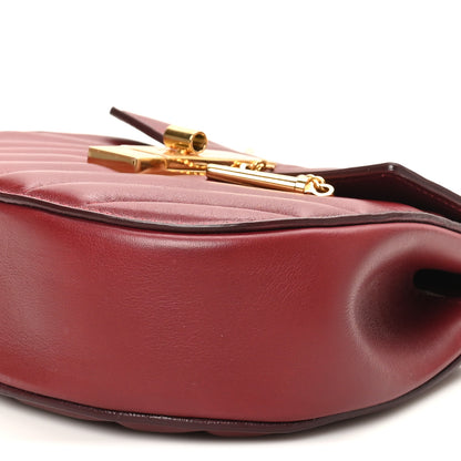 Chloe Calfskin Quilted Mini Drew Bijou Shoulder Bag Dahlia Red 9 of 9