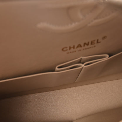 Chanel Caviar Quilted Medium Double Flap Dark Beige 5 of 11