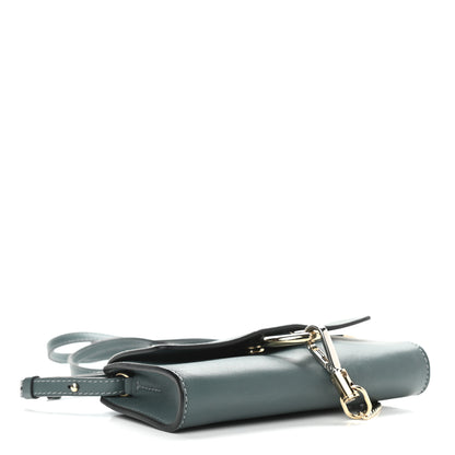 Chloe Suede Calfskin Small Faye Shoulder Bag Cloudy Blue 4 of 11