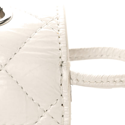 Chanel Crumpled Calfskin PVC Quilted Backpack White 13 of 17